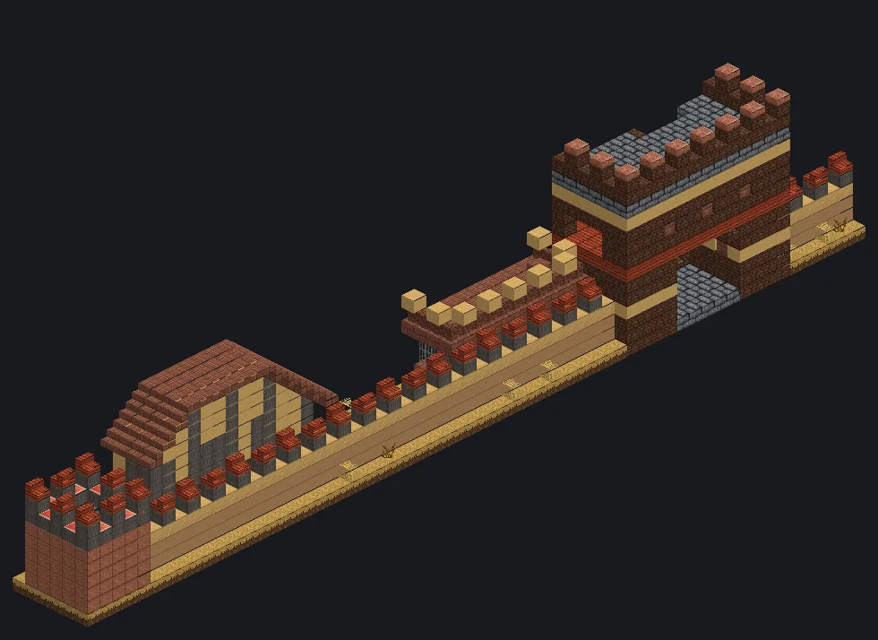 The walls of Gor Drazhak, one of the Grudgelands capitals